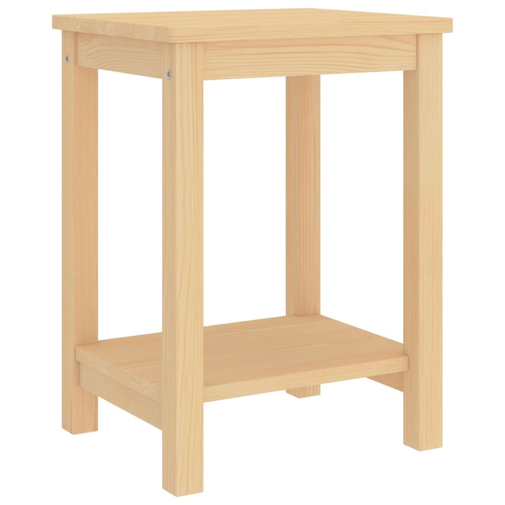 Vidaxl Nočné stolíky bledé drevo 35x30x47 cm borovicový masív